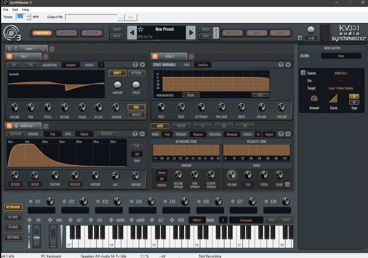 KV331 Synthmaster 3