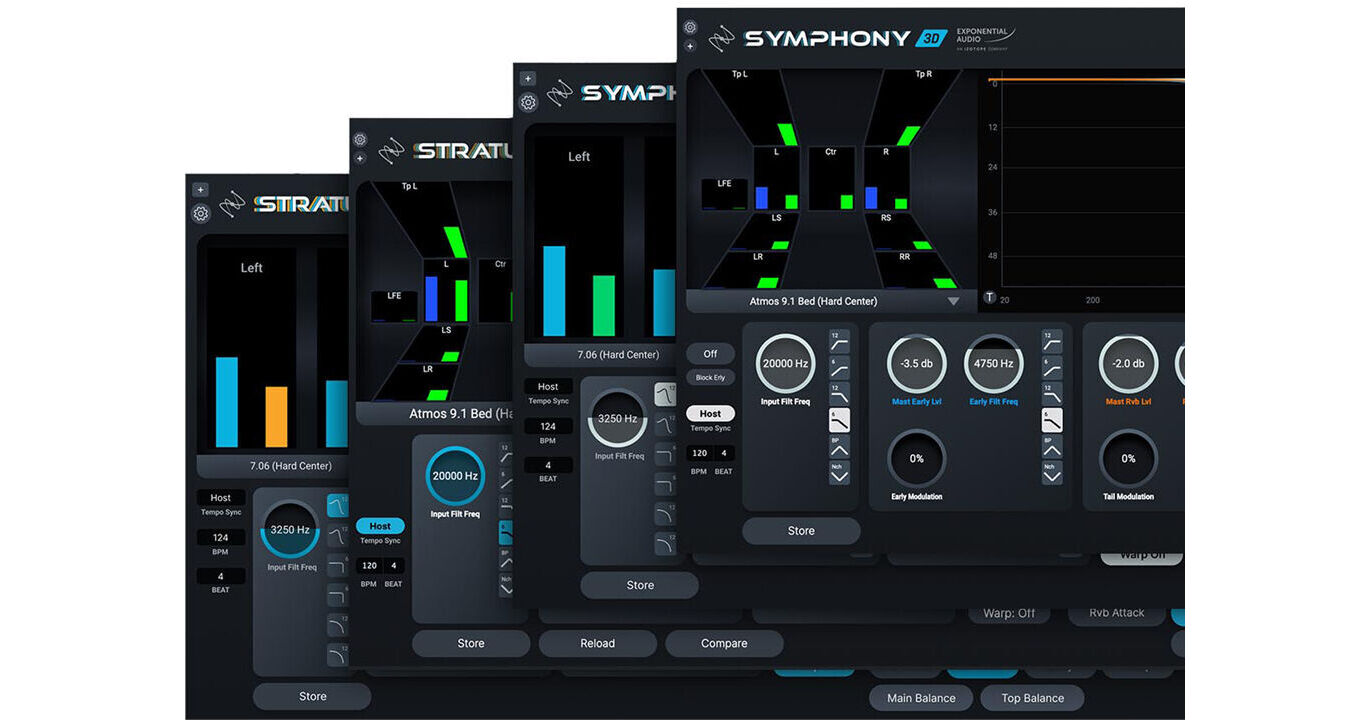 iZotope - Exponential Audio Stratus, Stratus 3D, Symphony, Symphony 3D Bundle