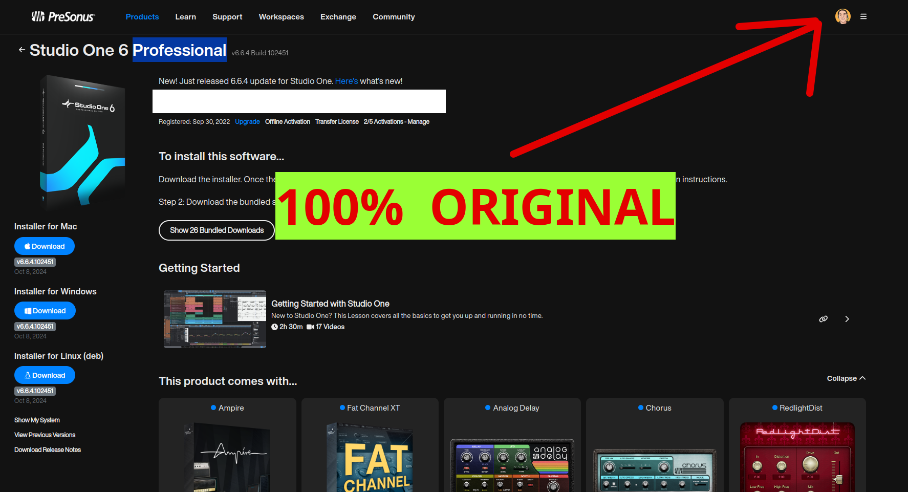 Presonus Studio One 6 Professional (FULL)  v6.6.4 Build 102