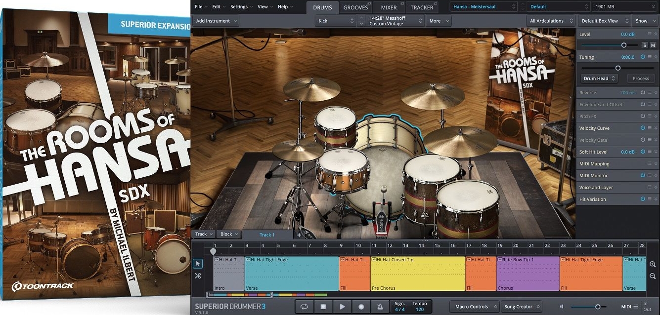 Toontrack SDX - The    Rooms Of Hansa