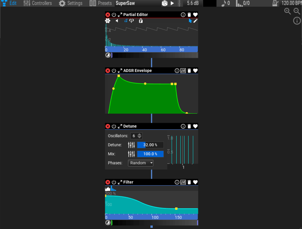MusicDevelopments Syne (modular additive synthesizer)