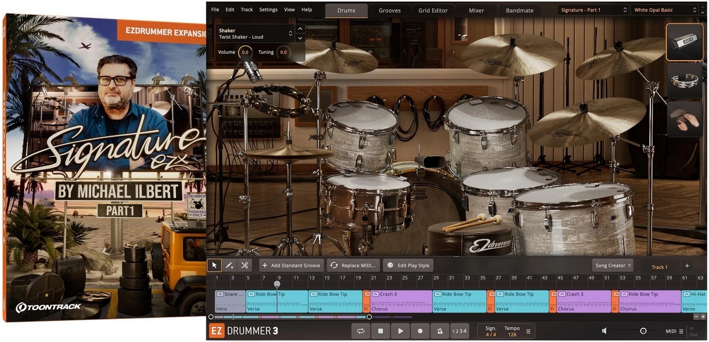 Toontrack Signature Part 1 - EZX   for EZdrummer 3