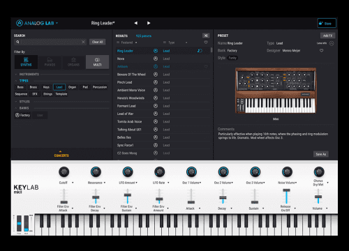 Arturia Analog Lab Lite