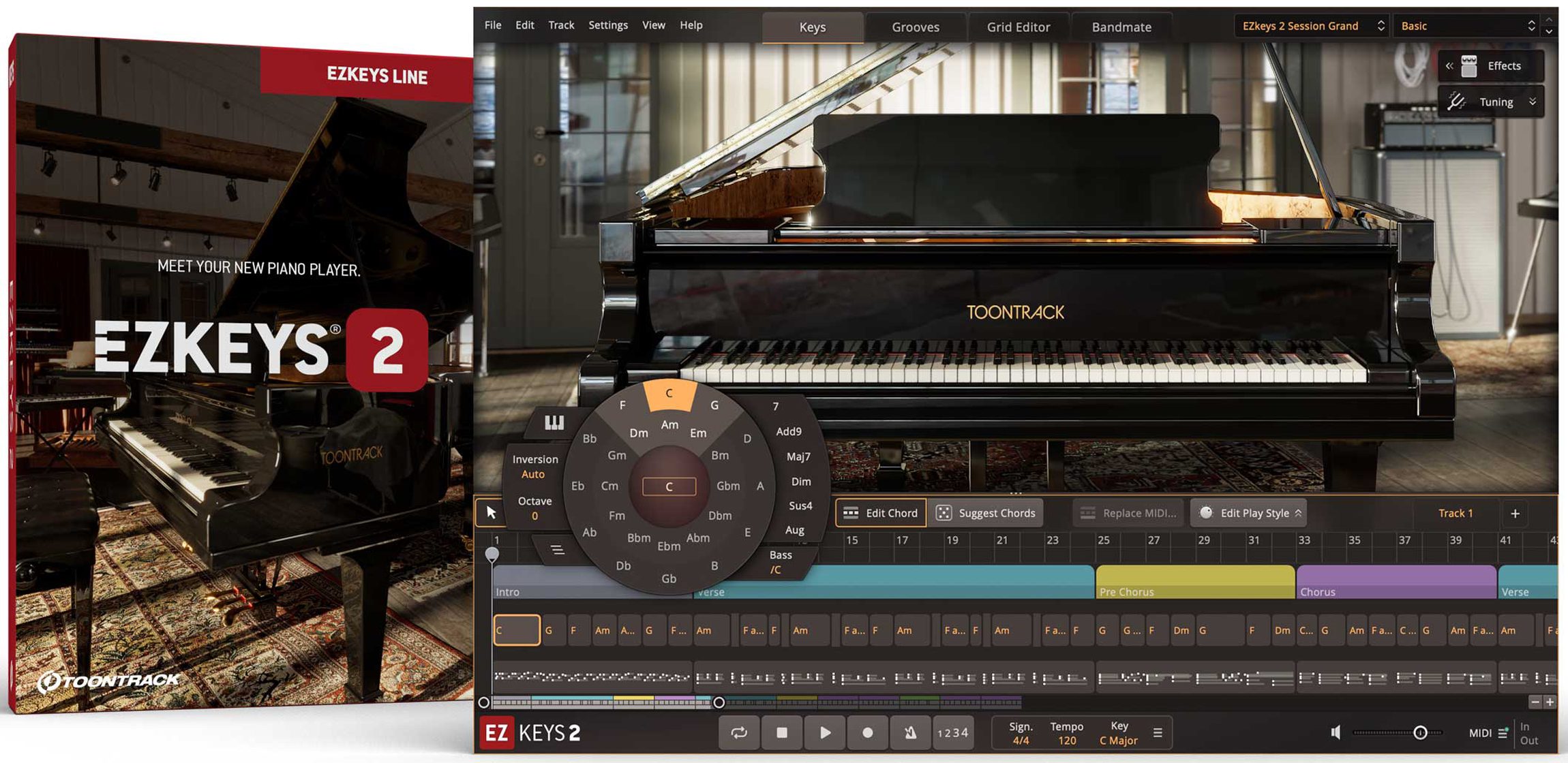 Toontrack EZkeys 2 & EZ Keys Core   Library (Full Version)