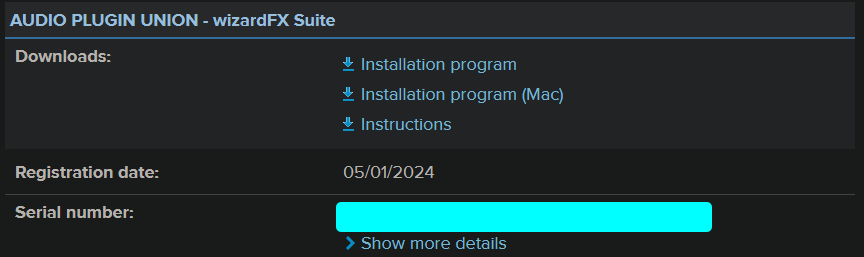 MAGIX AUDIO PLUGIN UNION - wizardFX Suite
