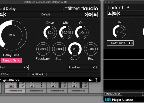 Plugin Alliance Indent 2 & Insant Delay